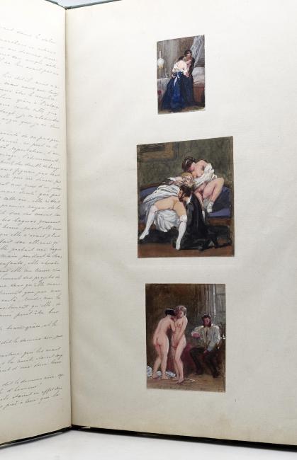 Les Boudoirs de Paris. Copie manuscrite faite  partir dextraits de la contrefaon de  la Socit Belge de librairie Bruxelles 1845 