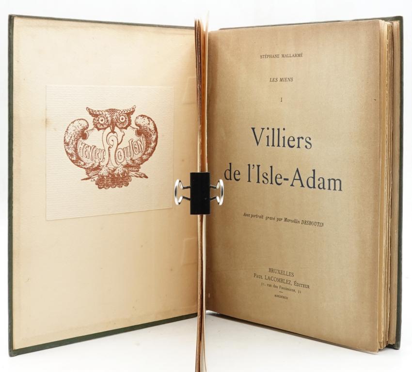 Les Miens. Villiers de l'Isle-Adam