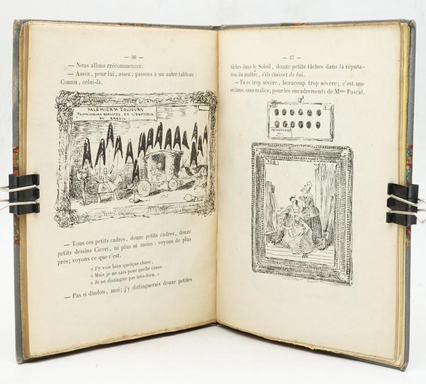 Revue Drolatique du Salon de lexposition bordelaise (1850) par J.-C. F