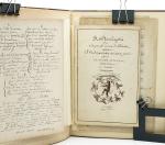 [Henri Murger] Manuscrits de romances et de chansons, partitions, lettres et dessins