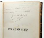 Le Langage des Marins. Recherches historiques et critiques sur le vocabulaire maritime